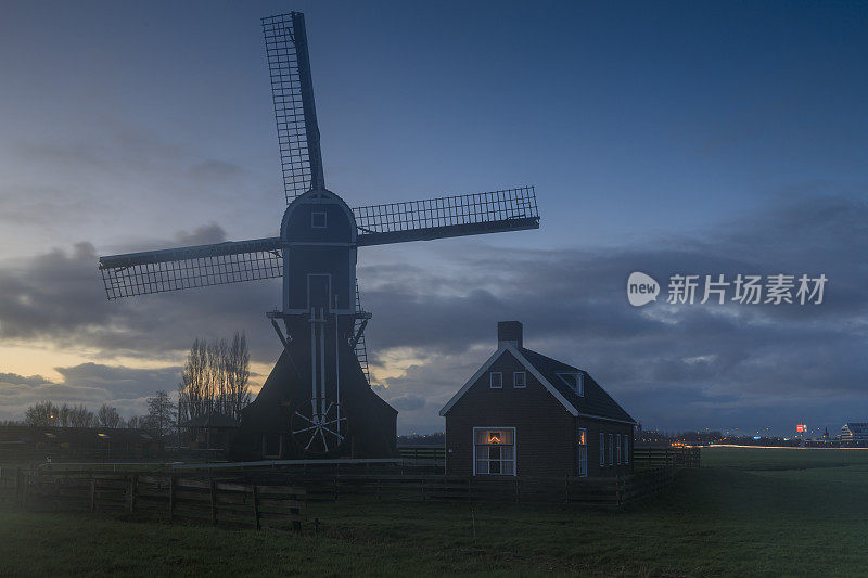 Grote Molen(大磨坊)位于荷兰Hazerswoude附近